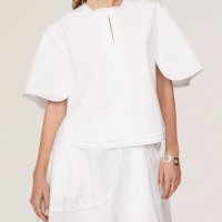 Victoria Beckham бяла тениска/блуза, снимка 7 - Тениски - 44127538