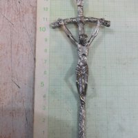 Кръст метален с разпятието - 58,30 гр., снимка 1 - Други ценни предмети - 28257658