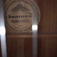 /с ВИДЕОКЛИП/ Японска акустична китара "Santana", снимка 2 - Китари - 40798517