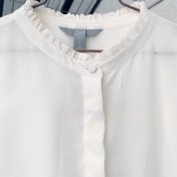 Разкошна копринена риза/блуза цвят екрю ( айвъри), снимка 5 - Ризи - 44846261