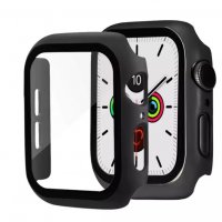 Матов Кейс + Стъклен Протектор за Apple Watch 6 SE 5 4 40mm 44mm 3D 5D, снимка 8 - Аксесоари за Apple - 35090453