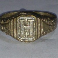 Старинен пръстен сачан ръчна изработка - 66671, снимка 2 - Антикварни и старинни предмети - 29011822