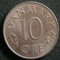 10 оре 1983, Дания, снимка 1 - Нумизматика и бонистика - 28408524