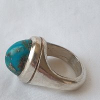 Масивен сербърен пръстен, снимка 1 - Пръстени - 43814665
