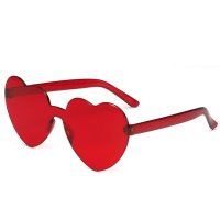 Водоустойчиви дамски очила подходящи за плаж и стъкла във формата на сърца, снимка 4 - Слънчеви и диоптрични очила - 43760824
