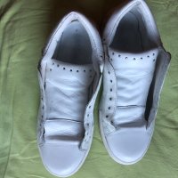 Дамски ежедневни обувки, връзки, бели, естествена кожа отвън и отвътре, снимка 10 - Дамски ежедневни обувки - 37977631