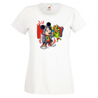 Дамска тениска Mickey Teenager Мини Маус,Микки Маус.Подарък,Изненада,, снимка 9 - Тениски - 36529685