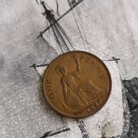 Монета - Великобритания - 1 пени | 1947г., снимка 1 - Нумизматика и бонистика - 44014633
