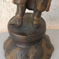 Антикварна Бронзова Скулптура на Индийския Бог ШИВА 1890 г, снимка 8 - Антикварни и старинни предмети - 44847798