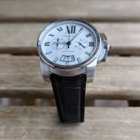 Мъжки часовник Cartier Calibre de Cartier с кварцов механизъм, снимка 4 - Мъжки - 41694964