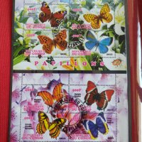 Пощенски марки чиста комплектна серия ПЕПЕРУДИ поща Конго много красиви за колекция 29817, снимка 1 - Филателия - 37689493