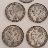 100 лева 1934 - сребро - 5 броя, снимка 1 - Нумизматика и бонистика - 44000526