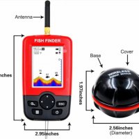 █▬█ █ ▀█▀ Fish Finder XJ-01 безжичен ехолот, Сонар за откриване на рибни пасажи!, снимка 11 - Макари - 37399189