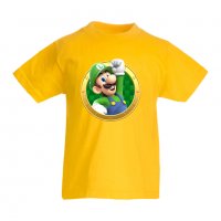 Детска тениска Супер Марио Luigi 13, снимка 5 - Детски тениски и потници - 33089868