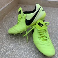 Nike Tiempo светло зелени, снимка 2 - Футбол - 42959130