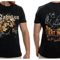 Нова мъжка тениска с дигитален печат на музикалната група SABATON - The Great War с гръб, снимка 1 - Тениски - 37697538