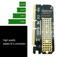 Адаптер  M.2 NVME SSD към PCIe 4.0 Adapter Card, 64Gbps SSD твърд диск памет, снимка 2 - Кабели и адаптери - 34718611