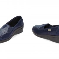BEFADO DR ORTO Сини ортопедични дамски обувки при проблемни крака, снимка 3 - Дамски ежедневни обувки - 25849355