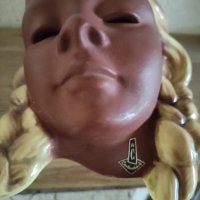 Порцеланова маска Cortendorf, снимка 3 - Антикварни и старинни предмети - 43134255