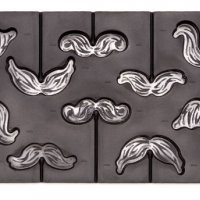 10 мустак мустаци мустачки силиконов молд форма за направа на близалки на клечка декор торта фондан , снимка 2 - Форми - 39784255