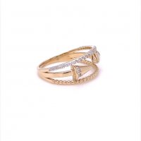 Златен дамски пръстен 2,73гр. размер:55 14кр. проба:585 модел:9925-5, снимка 3 - Пръстени - 38442085