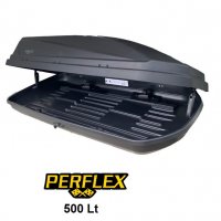 АВТОБОКС кутия за багаж PERFLEX, 500 Литра, Черен