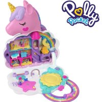 Салон за красота Polly Pocket Mini Unicorn - Mattel, снимка 1 - Други - 43293259