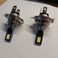  2Pcs LED Headlight  bulbs H4 6000K ,2 броя лед крушки , снимка 8 - Аксесоари и консумативи - 43929270