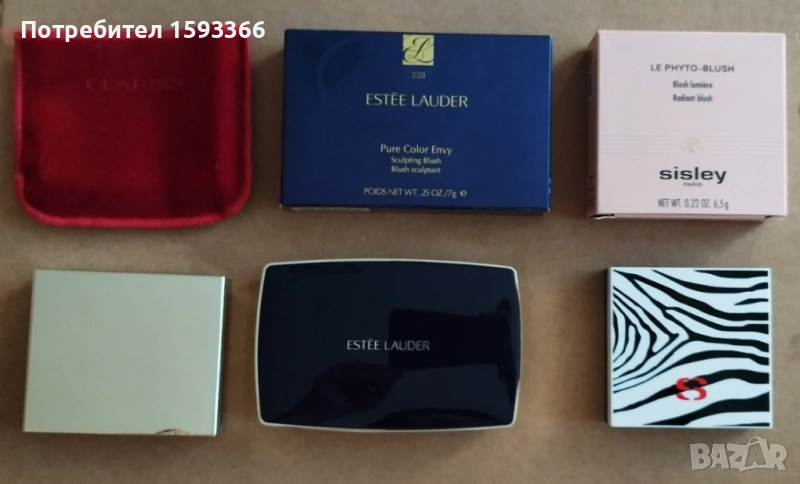 ружове sisley, clarins, estee lauder, снимка 1