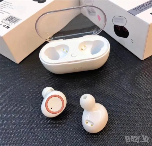 Безжични слушалки с кейс за зареждане-комфорт и качество в едно , снимка 1