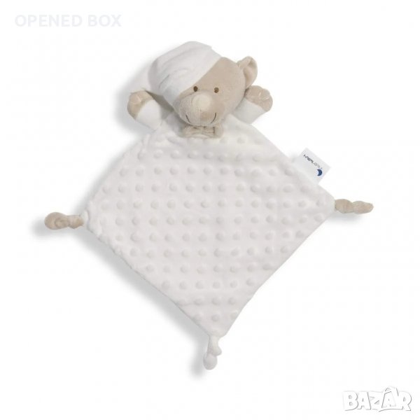 Кърпа за игра - Мече, Interbaby DU003-05 Doudou пухкава играчка за бебета Мече Бежово 100 g, снимка 1