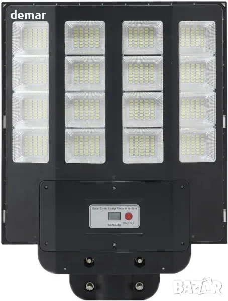 Lenlun Външна соларна LED лампа, 1600 W, сензор за движение, 3 режима, снимка 1