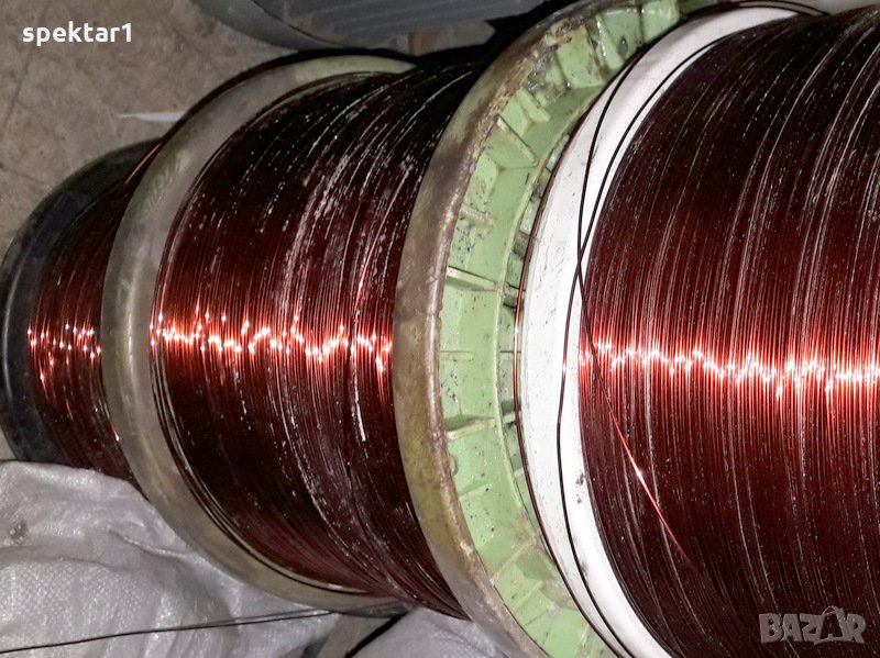 бобинажен проводник ПЕЛ 0.19   1.О   1.36 1.16ЕМАЙЛИРАН ПРОВОДНИК разпродажба, снимка 1