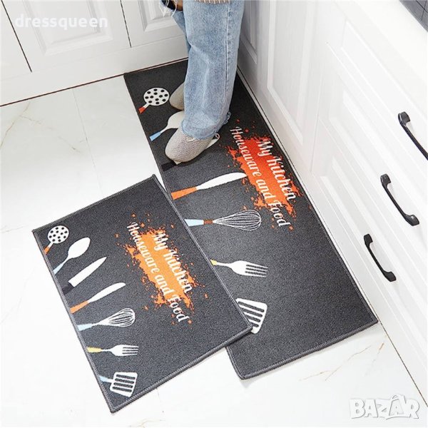 4013 Пътека за кухня от 2 части - Модел КУХНЕНСКИ ПРИБОРИ, снимка 1