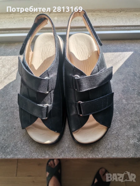 Дамски сандали естествена кожа, снимка 1