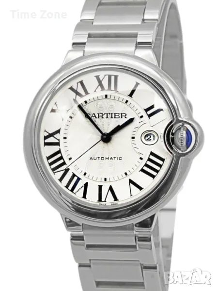 Cartier Ballon Bleu 42mm Steel White Dial Automatic Унисекс Различни Варианти, снимка 1