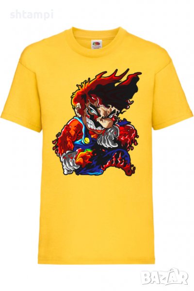 Детска тениска Mario Flame,Игра,Изненада,Подарък,Празник,Повод, снимка 1