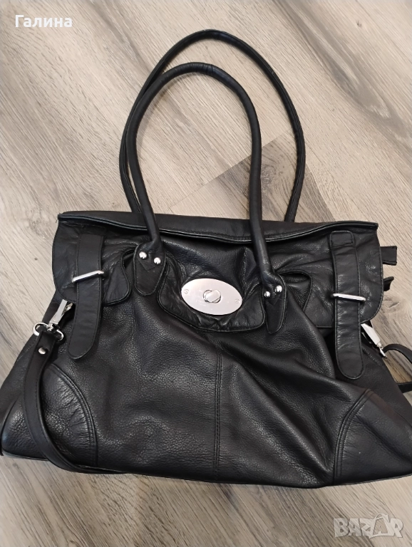 Vera Pelle чанта от естествена кожа, снимка 1