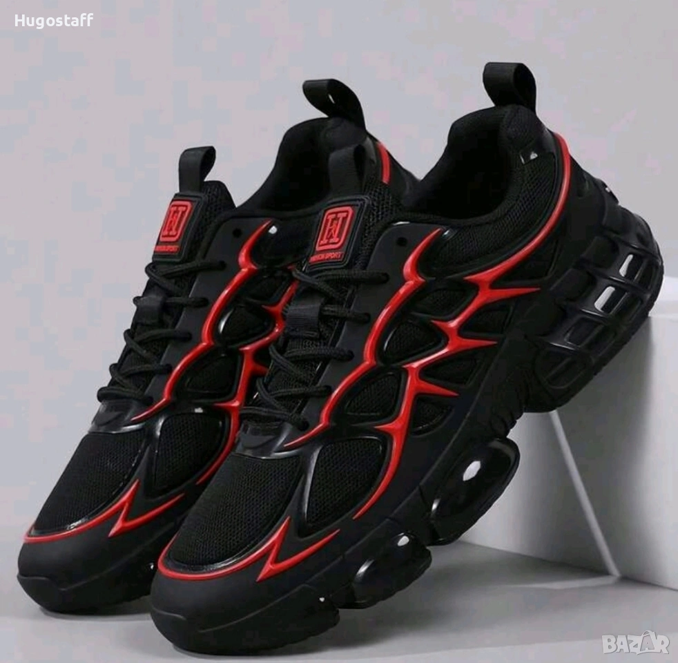 Нови леки професионални маратонки с дебела подметка дишащи спортни 45/46, снимка 1