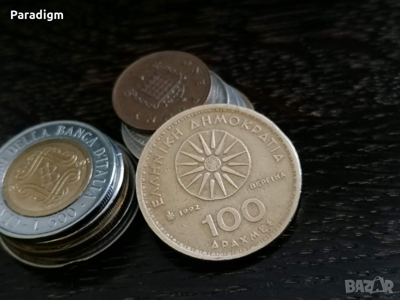 Монета - Гърция - 100 драхми | 1992г., снимка 1