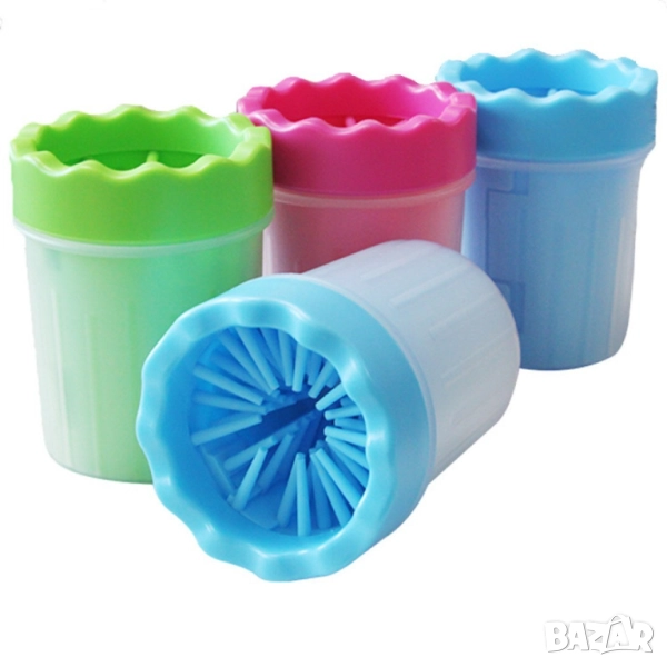 🐾🧼 Уред за почистване на лапи със силиконови ресни – чисти лапички, чист дом! , снимка 1