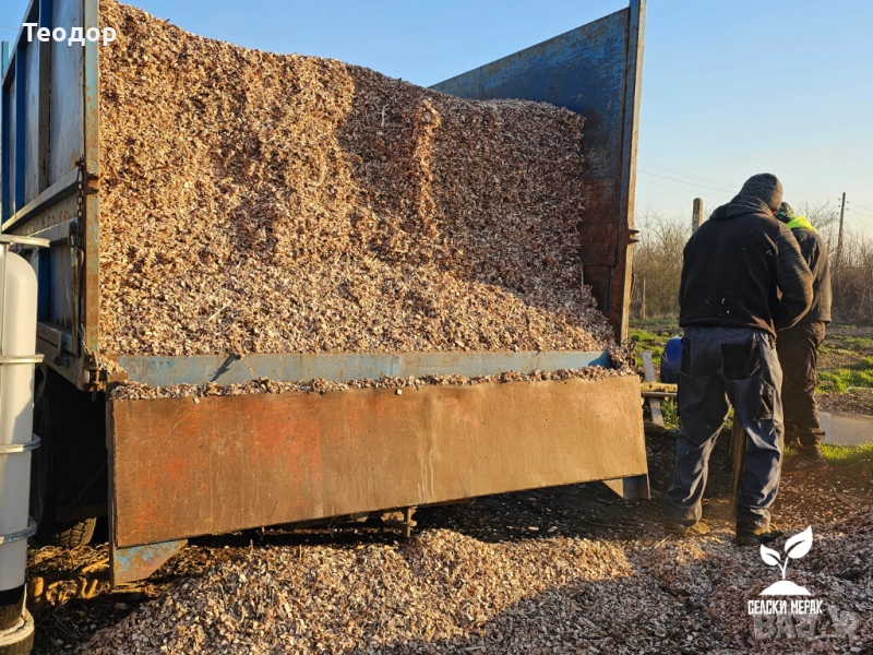 Широколистен чипс за градини, овошки и лехи – доставка с камион, снимка 1