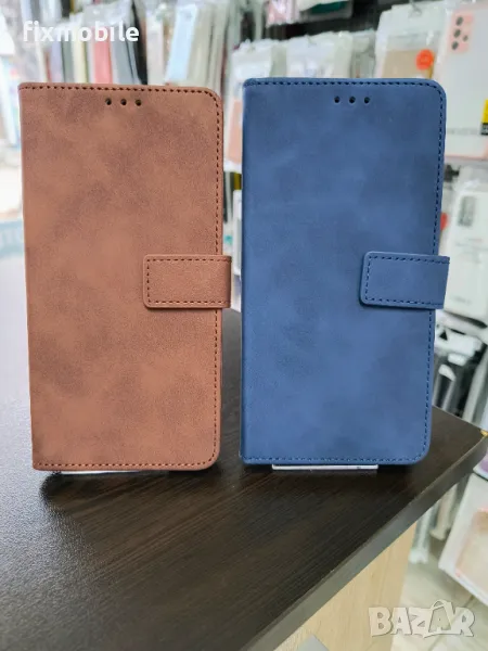 Samsung Galaxy A55 5G велурен калъф тип тефтер, снимка 1