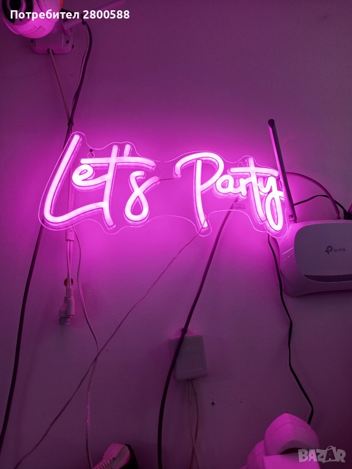 Табела неон Party , снимка 1