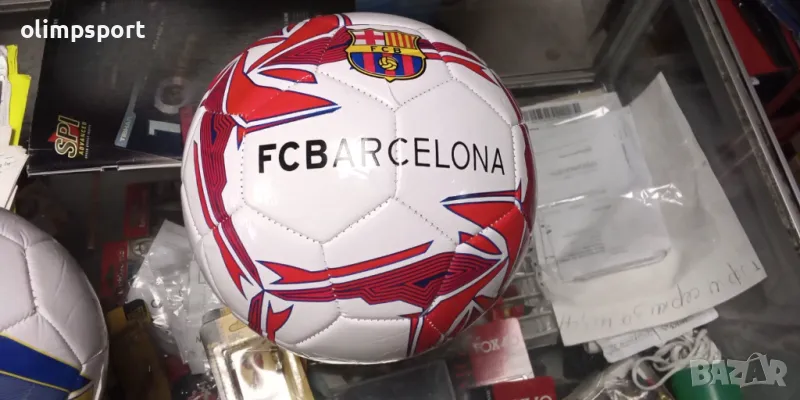 футболна топка Барселона нова размер 5 напомпена, снимка 1