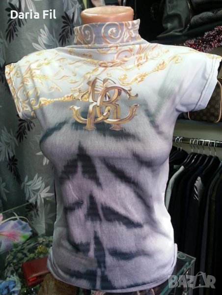 СТРАХОТНА блуза с поло-яка и къс ръкав, снимка 1
