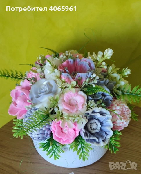 цветя от глицеринов сапун!, снимка 1