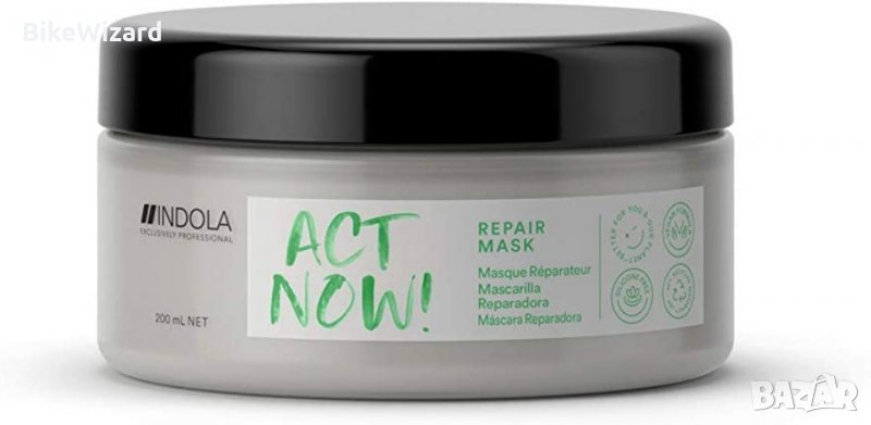 Indola Act Now Repair Mask 200ml подхранваща маска за изтощена коса , снимка 1