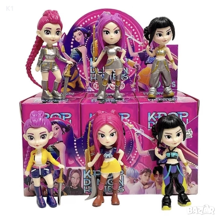 K pop demon hunters фигурки Кей Поп Ловци на Демони фигурка , снимка 1