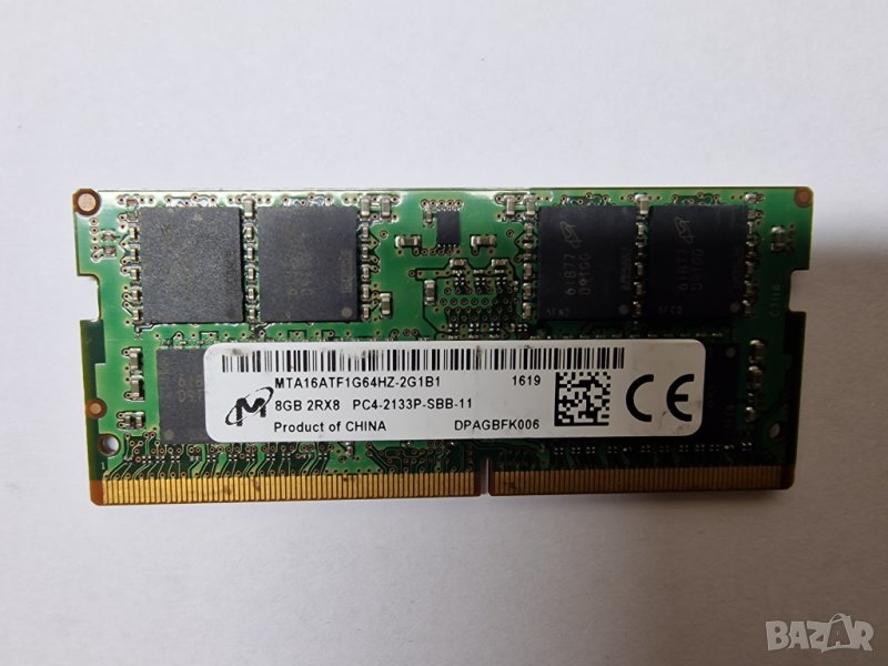 8GB DDR4 2133Mhz Micron Ram Рам Памети за лаптоп с гаранция!, снимка 1